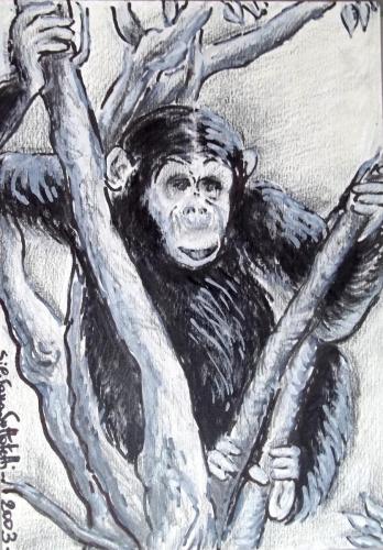 “Illustrazione per ‘Lotto dell’oroscopo cinese: la Scimmia”